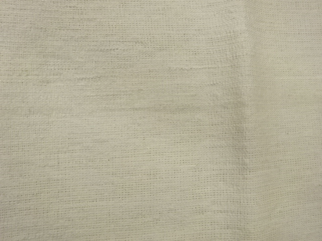  手織り真綿紬抽象模様織出し名古屋帯